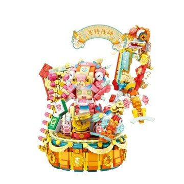 [積木共和國] 【PANLOSBRICK潘洛斯】882010 龍轉乾坤(益智拼裝積木)