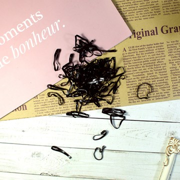 Bijoux C.橡皮筋量販包（黑色）