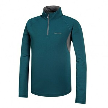 ├登山樂┤台灣 MOUNTNEER 山林 男透氣排汗長袖上衣-海藍 # 31P31-81