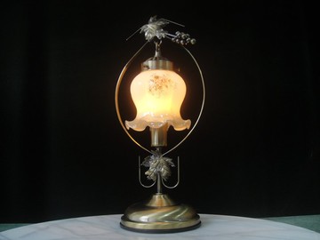 【老時光 OLD-TIME】早期二手台灣製玻璃桌燈