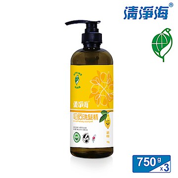 清淨海 環保洗髮精(檸檬飄香) 750g(超值3入組)