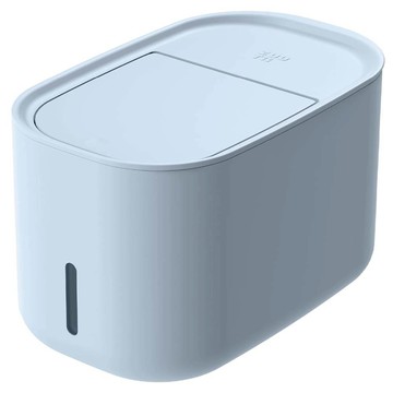 ZUUTii 按壓式防潮儲米箱 Polystyrene(PS)材質 無BPA  29.3 x 18.2 x 17.7cm  冰湖藍  1個