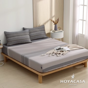 HOYACASA 60支天絲枕套床包組｜幻動摩卡｜(單人/雙人/加大/特大)