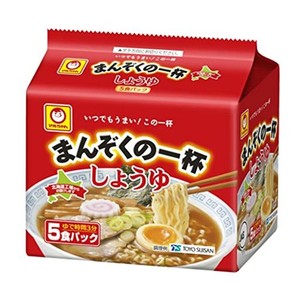 マルちゃん まんぞくの一杯 しょうゆ 5食パック(83G×5食)6袋