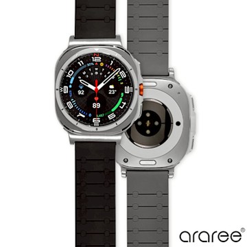 Araree 三星 Galaxy Watch Ultra (47mm) 矽膠運動錶帶