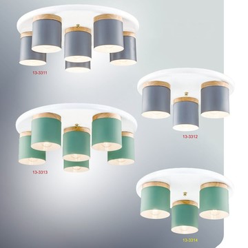 北歐風燈罩式吸頂燈 B159-49-3311 3312 3313 3314