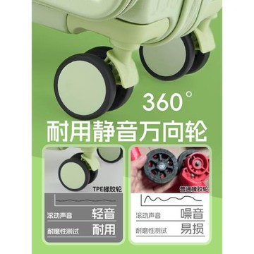 大容量行李箱多功能女2025新款側開拉桿登機20寸24旅行密碼皮箱子