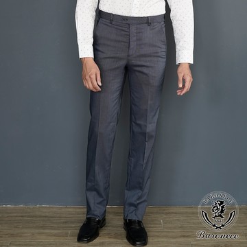 【BARONECE】英式風範商務平面西褲_灰(520138-09)