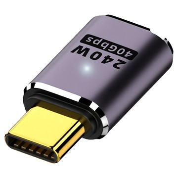 魔宙 USB4 240W 40Gb Type-C 公轉母 8K 60Hz 轉接頭 直頭  單一商品  1個