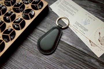 造型悠遊卡 晶片吊飾－鑰匙圈B款－黑色