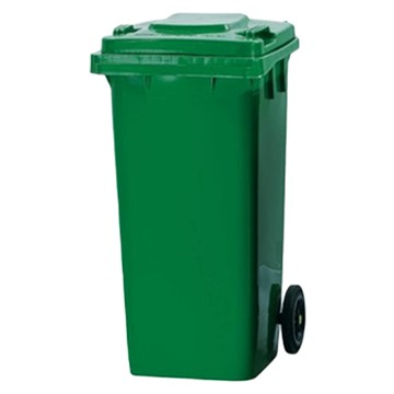 UDA 有達 兩輪式資源回收垃圾桶(SS) 抗紫外線 不易脆化  120L  綠色