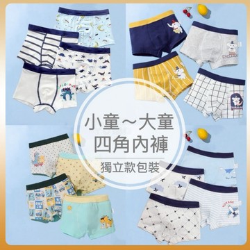 【隔日到貨】男童內褲  四角內褲 平角內褲【宥媽購物】精梳棉 兒童內褲 中大童內褲 CB14