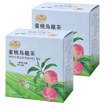 Magnet 曼寧 蜜桃烏龍茶  3.5g  15包  2盒