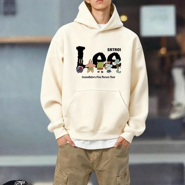 【熱賣+免運】美式大學t 寬鬆Oversize衛衣男 秋冬字母印花長袖上衣 日系穿搭大尺碼內刷毛大學t長袖 0233