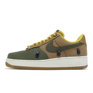 Nike 休閒鞋 Air Force 1 Low Winterized 男鞋 橄欖綠 棕 防水護罩 AF1 FV4459-330