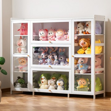 【含稅/免運】 娃娃收納展示柜毛絨玩具公仔棉花玩偶手辦盲盒仿亞克力透明展示盒