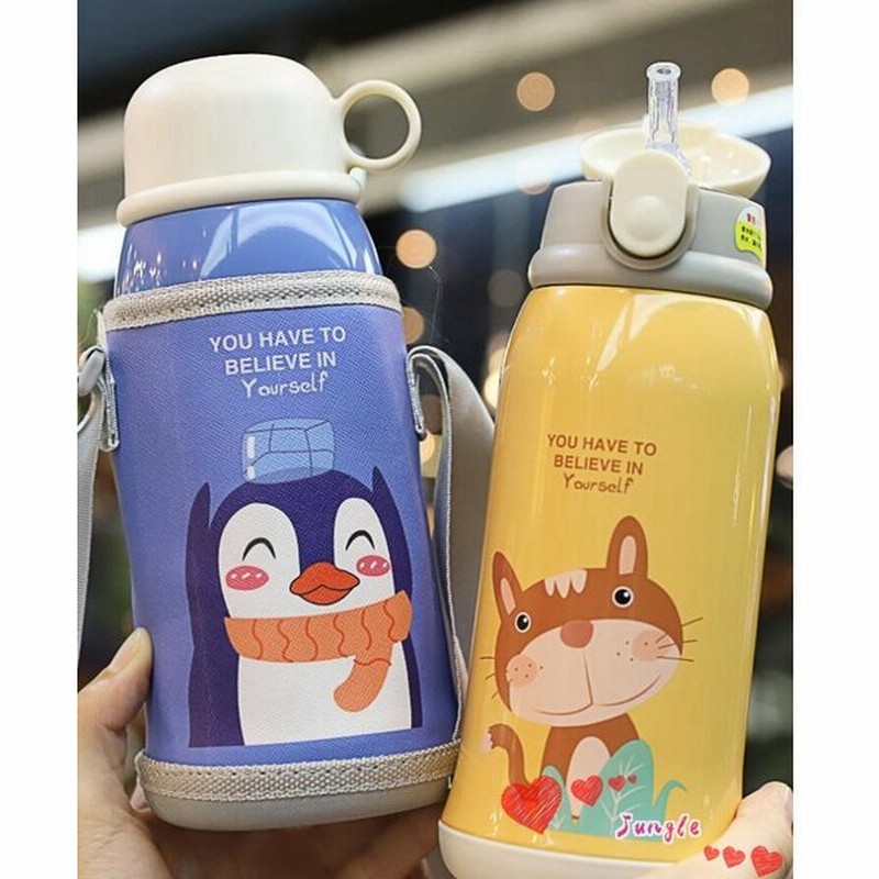 水筒 キッズ ステンレス コップ 保温 保冷 子供 こども用 ポーチ付き ショルダー紐 コップ付き 2way 600ml 軽量 ボトル 男の子 幼稚園 保育園 通学 通販 Lineポイント最大get Lineショッピング