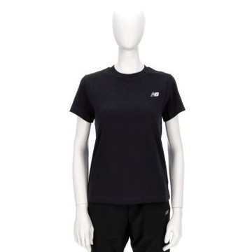 New Balance 女款 黑色 運動 休閒 圓領 棉質 上衣 短袖 WT41509BK