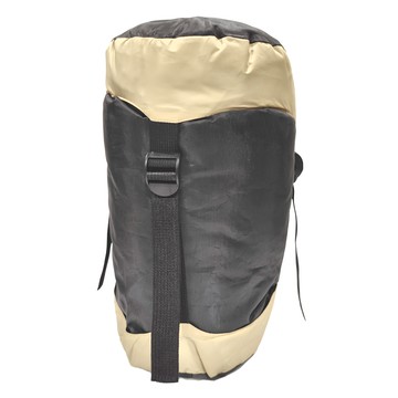 超輕量便攜式羽絨睡袋 320T防水抗撕裂尼龍表布 90%純鴨絨填充 四季通用  灰色 + 黃色  1個