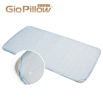 韓國 GIO Pillow - 二合一有機棉透氣排汗嬰兒床墊-海洋沙瓦