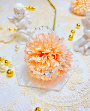 銀白之璨   水晶手鍊