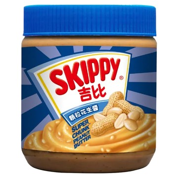 SKIPPY 吉比 顆粒花生醬  340g  1罐