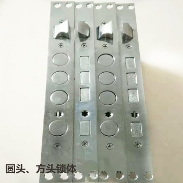 防盜門鎖體房門圓頭鎖具鎖配件室外大門方頭家用鎖芯機械鎖通用型