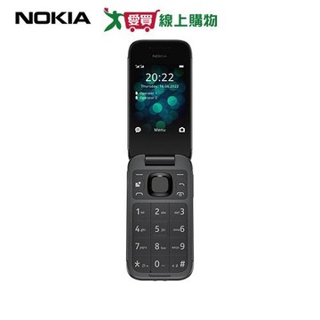 NOKIA 2660 4G 摺疊式功能手機 黑【愛買】