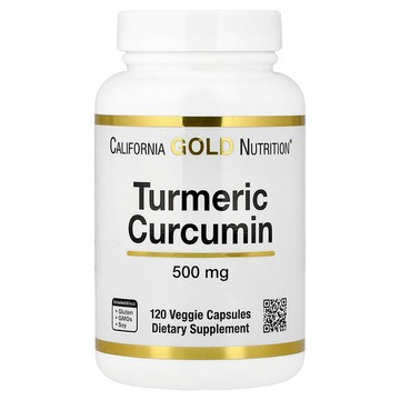 California Gold Nutrition, 姜黃素，500 毫克，120 粒素食膠囊