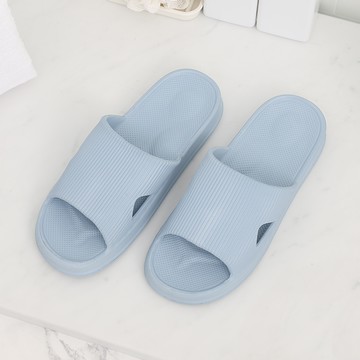 悠活緩壓室外拖鞋-藍色