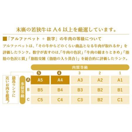 ふるさと納税 牛肉 若狭牛 しゃぶしゃぶ 用 400g 福井県産 ローススライス A4等級 以上を厳選！ [e02-b007] 福井県越前町