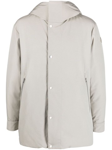 Moncler - Fowey padded hooded parka - men - Cotton/Polyester/Polyester/Goose Down/Feather Down - 1 - Neutrals