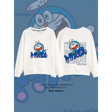 機器貓叮當貓衛衣兒童男女童長袖圓領卡通春季2023新款春秋裝上衣