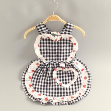 愛心罩衣寶寶圍裙兒童吃飯衣防水防臟小孩畫畫衣嬰兒圍兜純棉無袖