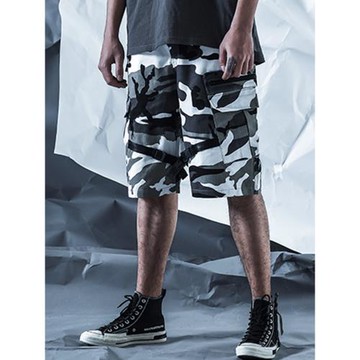 【特價】ENSHADOWER隱蔽者潮牌機能迷彩傘兵短褲男夏季五分中褲