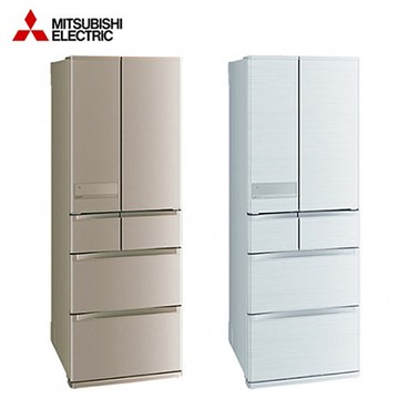 MITSUBISHI 三菱 525L變頻六門冰箱 MR-JX53C-含基本安裝+舊機回收玫瑰金-N