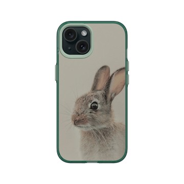 iPhone 15 Clear 憂墨綠 - Alexis Rateau - 穴兔