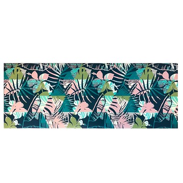 STYLE G時代家居 防水抗污皮革地墊 PVC材質  120 x 45cm  花草舞曲  1個