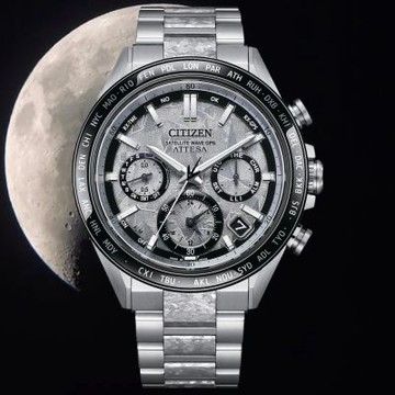 CITIZEN星辰 ATTESA GPS 韋禮安廣告款結晶鈦衛星對時光動能男錶-CC4076-65A-44.6mm