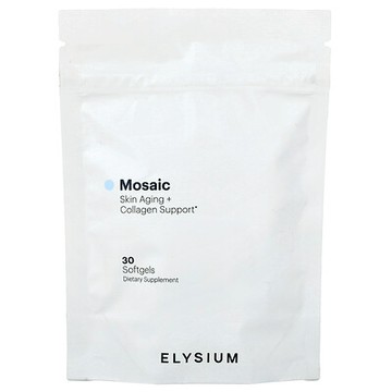 Elysium, Mosaic，皮膚衰老 + 膠原蛋白支援，30 粒軟膠囊
