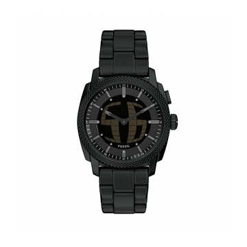 Machine Big Tic 限量復刻腕錶 黑色不鏽鋼錶帶手錶 41MM FS6156