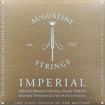 AUGUSTINE 奧古斯丁 Imperial Red 帝王紅 古典吉他弦 高音中高張 低音中張【黃石樂器】