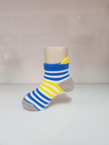 三跟護踝抑菌船型除臭襪(海軍藍 童XS-L)