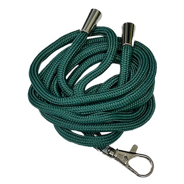 葉子小舖 手機吊繩 細款 附夾片 5mm 墨綠色  5條