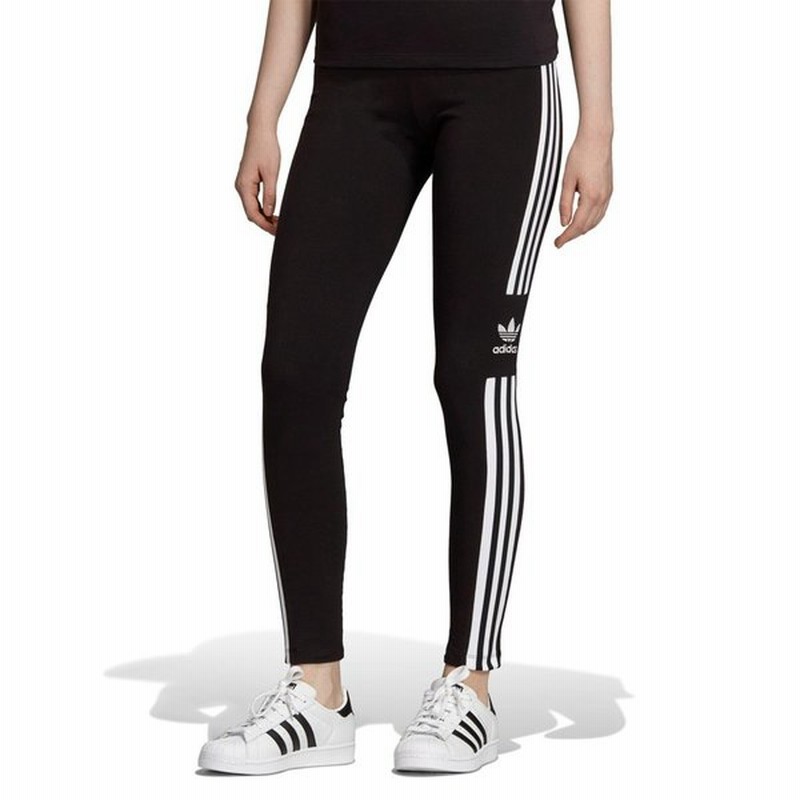 アディダス オリジナルス Adidas Originals パンツ レギンス トレホイル タイツ ジャージ トレーニングパンツ レディース ブランド 黒 Trefoil Tights Dv2636 通販 Lineポイント最大0 5 Get Lineショッピング