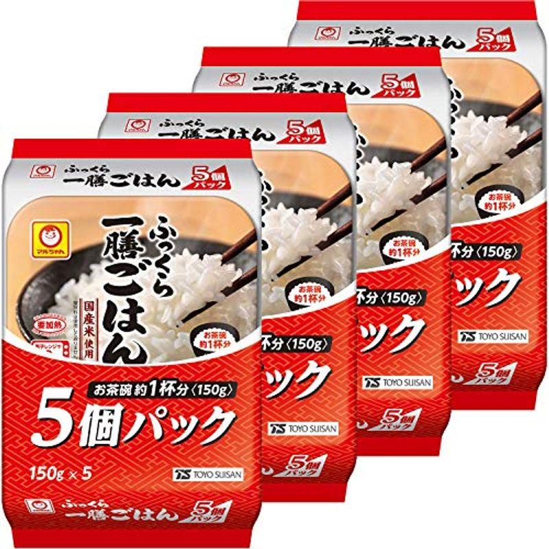 東洋水産 マルちゃん ふっくら一膳ごはん 5個パック 750g (150g x 5)