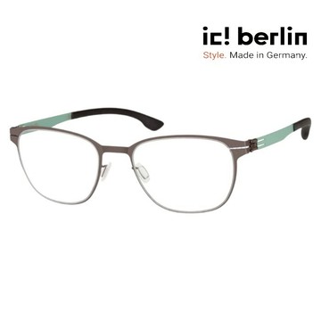 【ic! berlin】Luka Graphite 公司貨 德國薄鋼眼鏡 台南 時代眼鏡 蔡司優視力專家