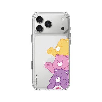 iPhone 17 Pro Max Clear Case（相機按鈕） 透明 - Care Bears - 疊疊樂