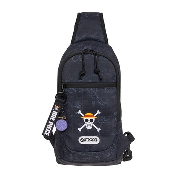 【BAG TO YOU-OUTDOOR】ONE PIECE航海王魯夫單肩包-黑色 4FODOP24M02BK