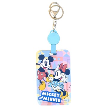 Disney 迪士尼 夏日派對系列 伸縮滑蓋證件套 BF183-6  米奇米妮  11 x 7cm  1個